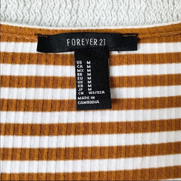 Forever 21 Striped Lace Up Dress - Picture 3 of 4